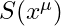 S(x^\mu)